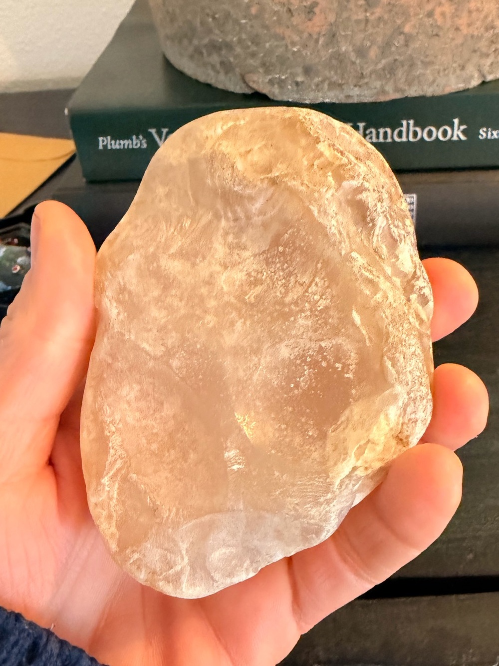 Translucent Raw Rose Quartz Crystal - Picture 2 of 2